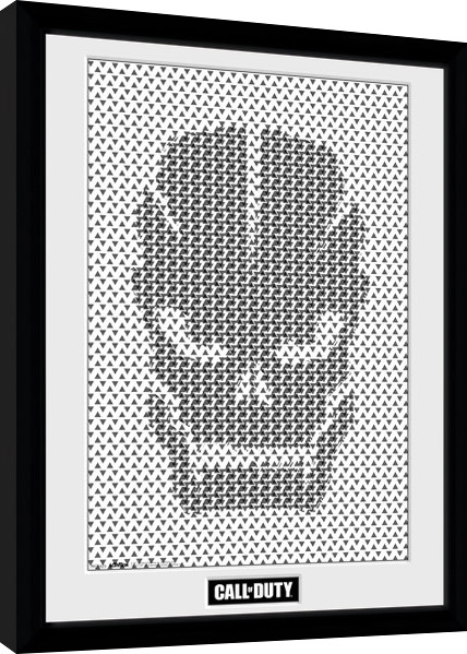 Gerahmte Poster Call Of Duty - Skull Pattern