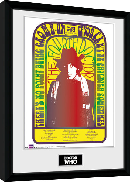 Poster incorniciato Doctor Who - Spacetime Tour 4th Doctor