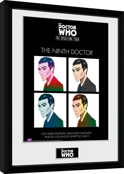 Poster incorniciato Doctor Who - Spacetime Tour 9th Doctor