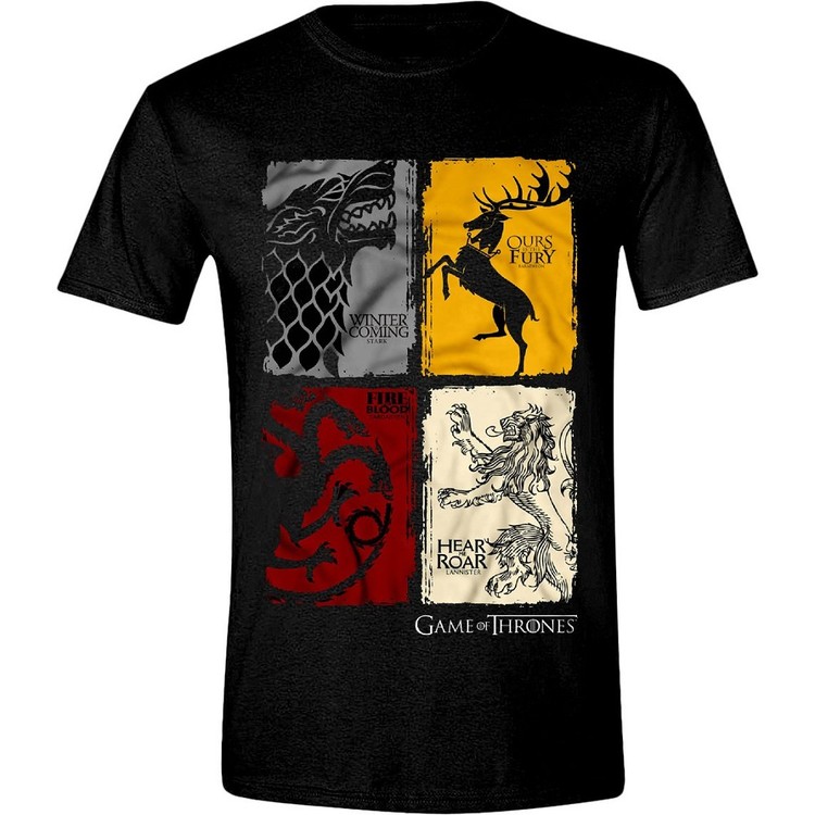 T-shirt Game of Thrones - Distressed Sigils