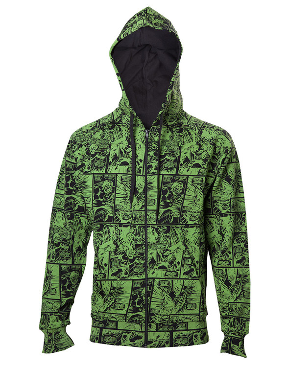 Mikina Marvel - Hulk Comic Book pattern