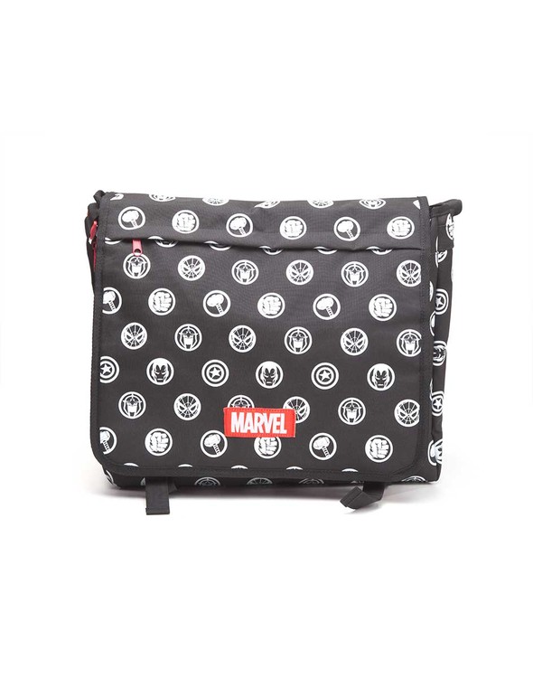Taška Marvel Comics - All Over Hero Crests