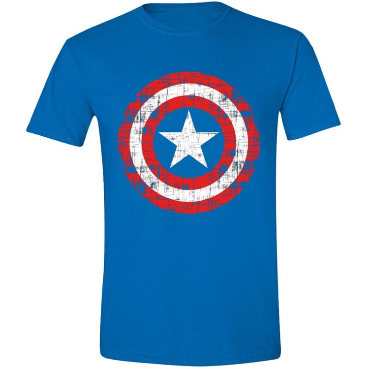 T-shirt Captain America - Cracked Shield