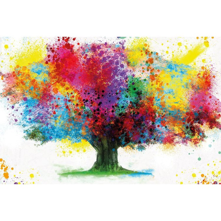 Plakát Coloured Tree