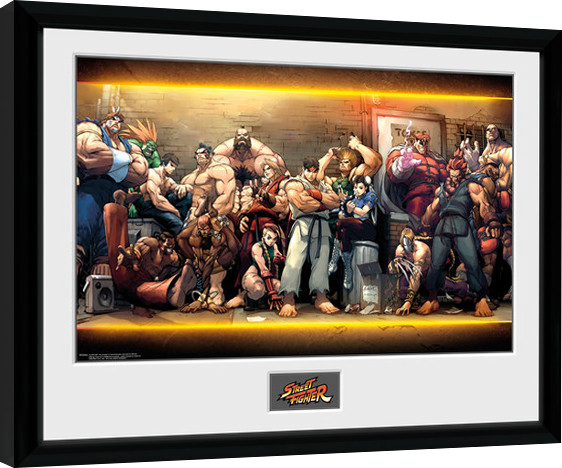 Poster enmarcado Street Fighter - Characters
