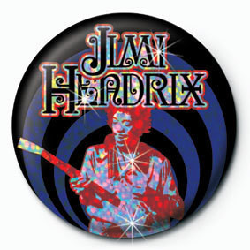 Button JIMI HENDRIX - guitar