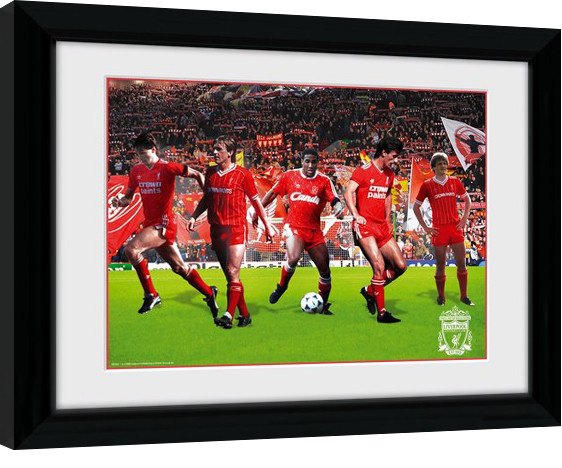 Inramad poster Liverpool - Legends