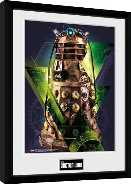 Oprawiony plakat Doctor Who - Dalek