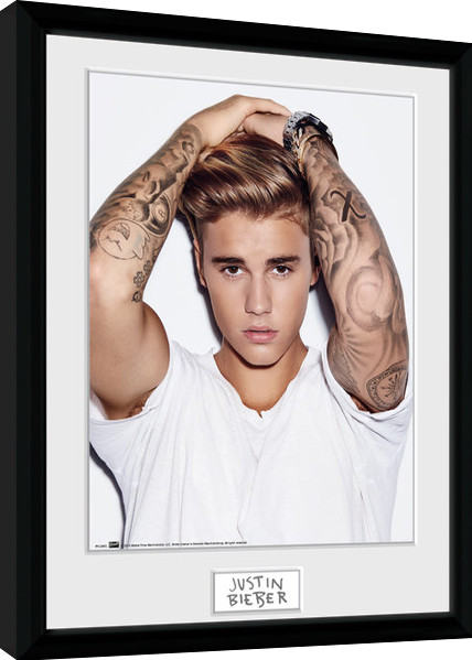 Poster incorniciato Justin Bieber - Hair