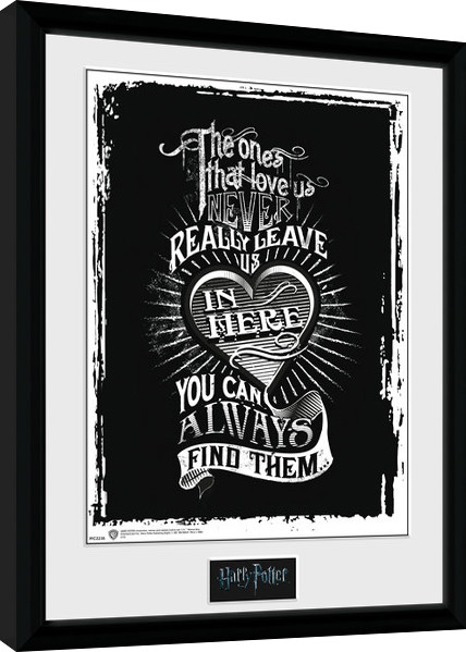Oprawiony plakat Harry Potter - Love