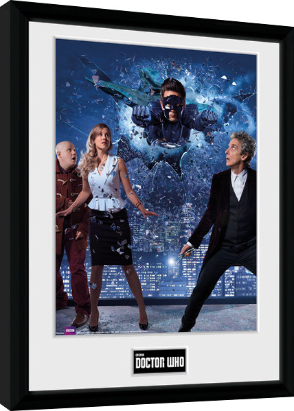 Poster incorniciato Doctor Who - Xmas Iconic 2016