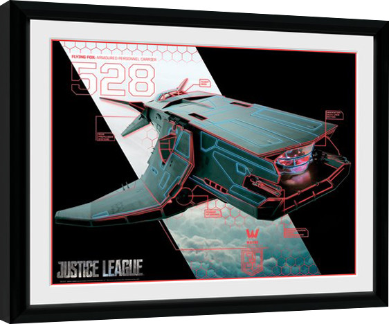 Poster incorniciato Justice League - Flying Fox