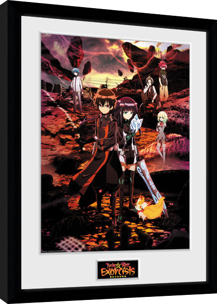 Ingelijste poster Twin Star Exorcists - Key Art
