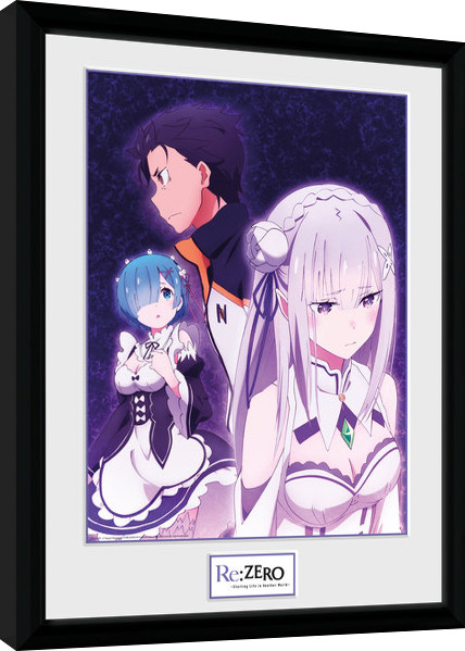 Poster enmarcado Re-Zero - Trio