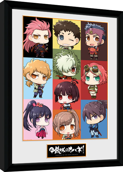 Poster incorniciato Kabaneri of the Iron Fortress - Chibi