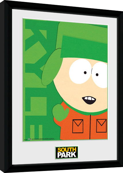Poster enmarcado South Park - Kyle