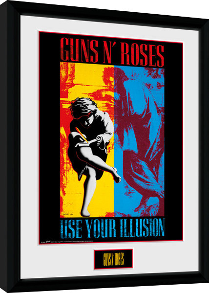 Zarámovaný plagát Guns N Roses - Illusion