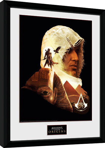 Poster incorniciato Assassins Creed Origins - Face