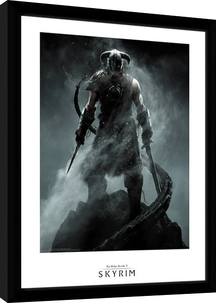 Framed Poster Skyrim - Dragon Born