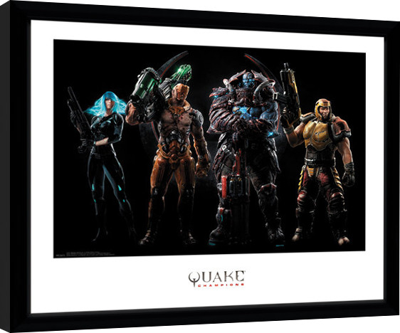 Gerahmte Poster Quake Champions - Group