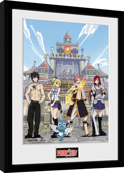 Poster incorniciato Fairy Tail - Season 1 Key Art