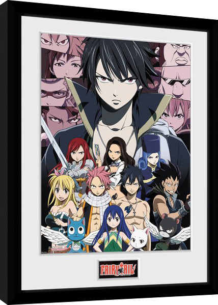 Poster incorniciato Fairy Tail - Season 4 Key Art