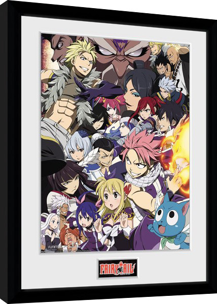 Poster incorniciato Fairy Tail - Season 6 Key Art