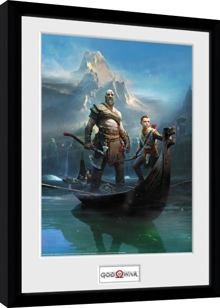 Rámovaný plakát God Of War - Key Art