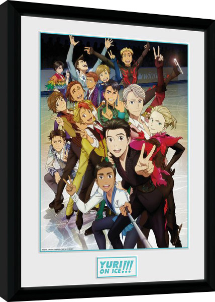 Poster enmarcado Yuri On Ice - Characters