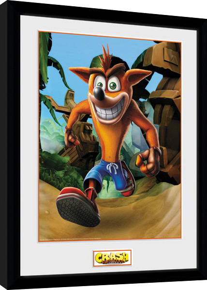 Gerahmte Poster Crash Bandicoot - Crash