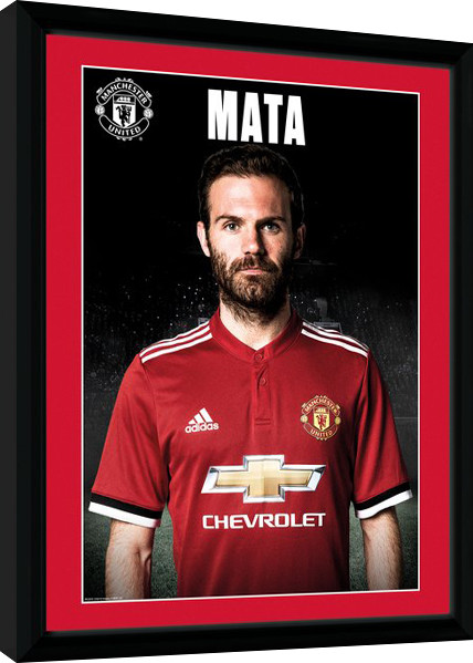 Gerahmte Poster Manchester United - Mata Stand 17/18