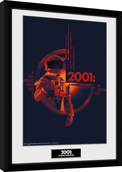 Gerahmte Poster 2001 A Space Odyssey - Graphic
