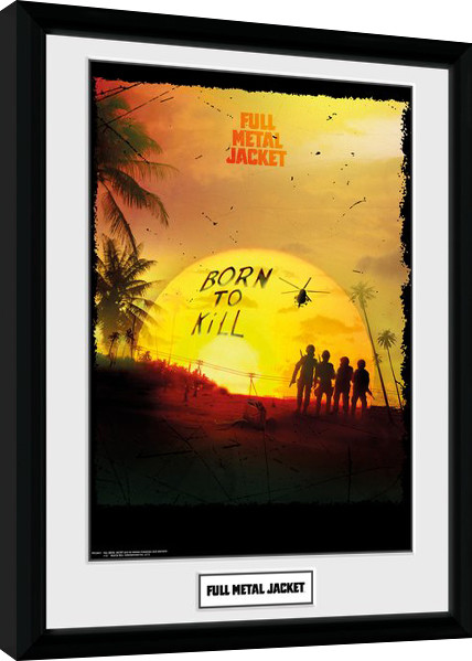 Poster enmarcado Full Metal Jacket - Born To Kill