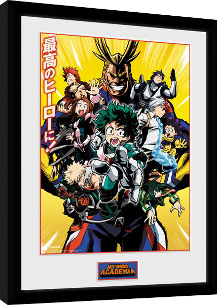 Poster incorniciato My Hero Academia - Season 1