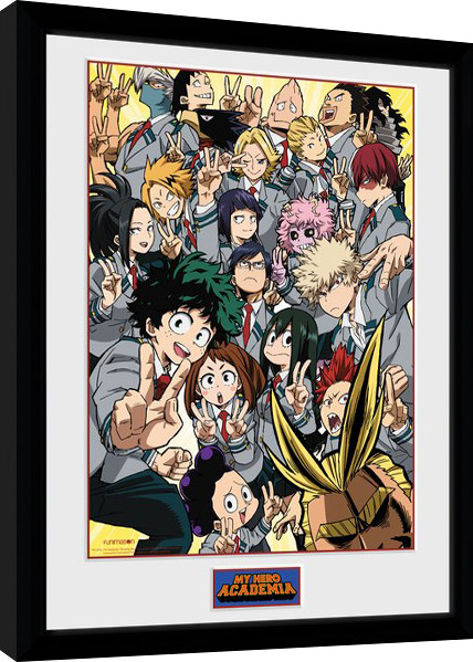Poster incorniciato My Hero Academia - School Group