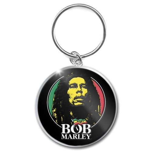 Levně Klíčenka Bob Marley – Logo Face