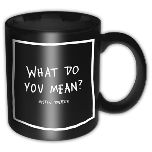 Tazza Justin Bieber - What Do You Mean