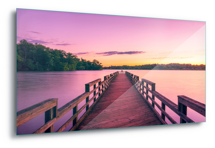 Skleněný Obraz Purple Pier