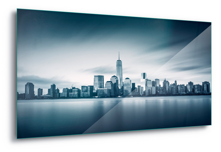 Skleněný Obraz Blue Manhattan