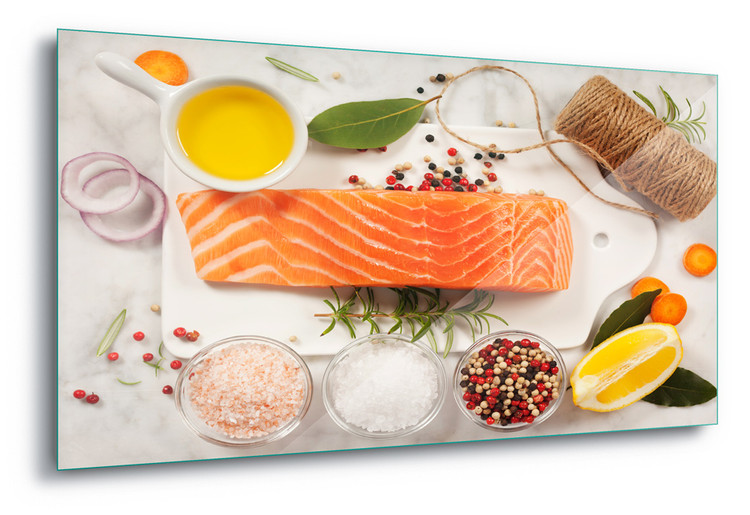 Skleněný Obraz Salmon Parcel