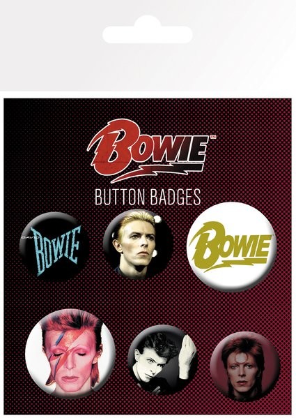 Ansteckerset David Bowie - Mix