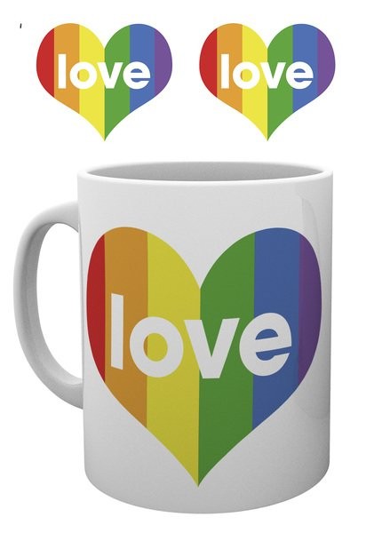 Koffie mok Pride - I Love Heart