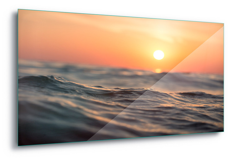 Skleněný Obraz Sunset Surf