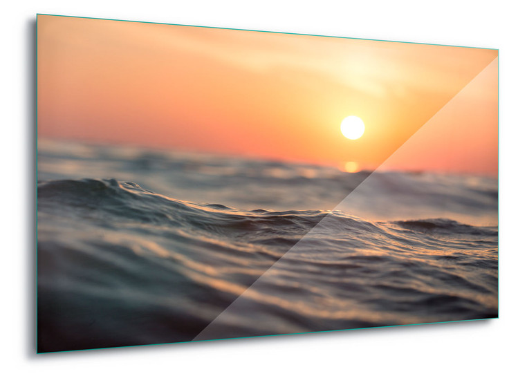 Skleněný Obraz Sunset Surf