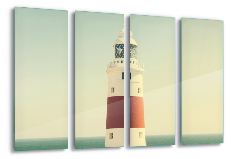 Skleněný Obraz Lighthouse By The Sea