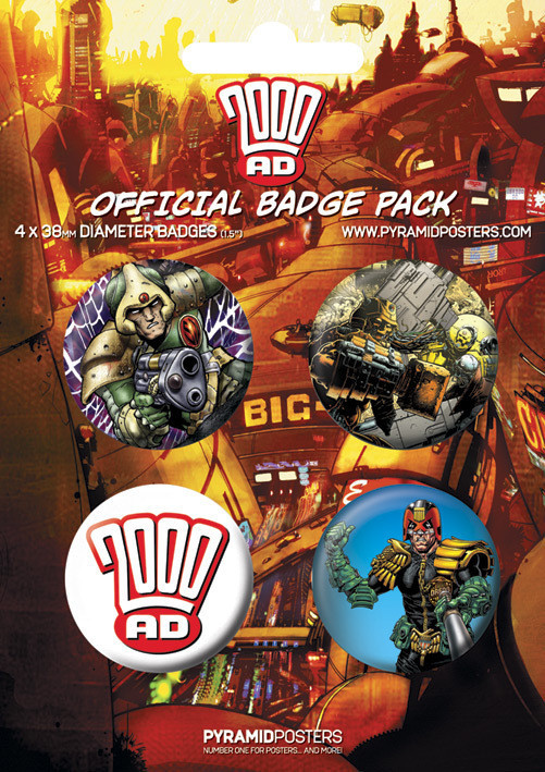 Badge set 2000AD