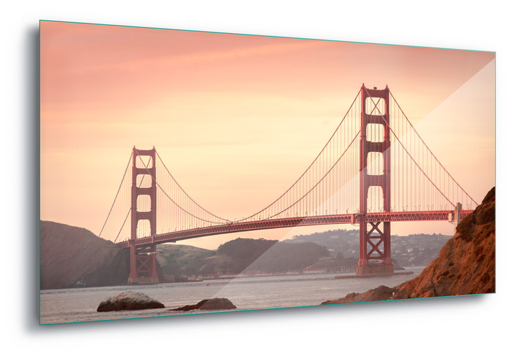 Skleněný Obraz Golden Gate