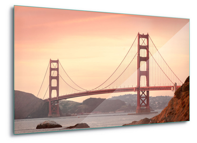 Skleněný Obraz Golden Gate
