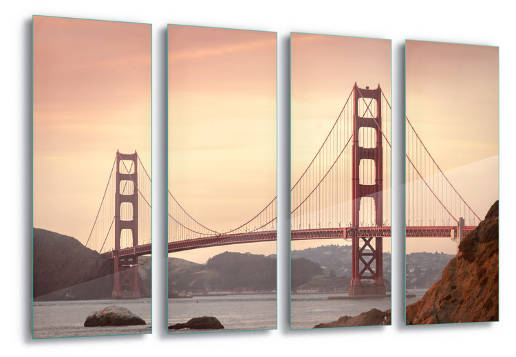 Skleněný Obraz Golden Gate