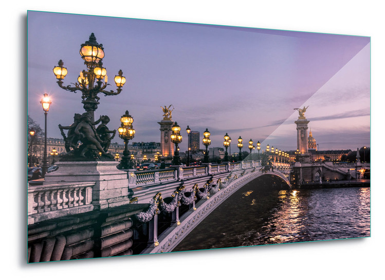 Skleněný Obraz Paris Evening